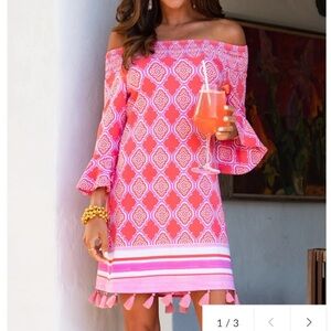 Cabana Life Tulum Coverluxe Smocked Dress NWT